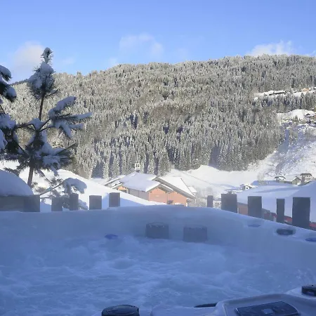 Alpehytte Familial Avec Jacuzzi, Garage Et Cheminee Aux Gets - Fr-1-671-245 Les Gets