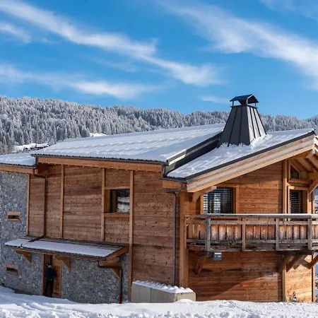 Familial Avec Jacuzzi, Garage Et Cheminee Aux Gets Les Gets